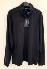 RLX Golf Ralph Lauren 1/4 Zip Black Pullover BNWT Size Large