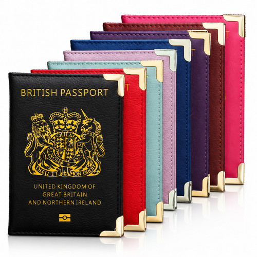 British passport cover - passport, case
