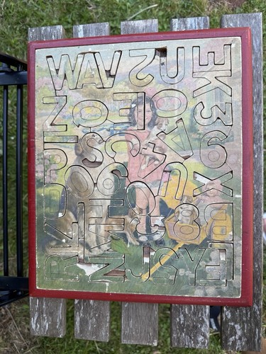 Antique wooden educational - wooden,
