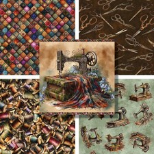 FORGET-ME-NOT COTTON FABRIC