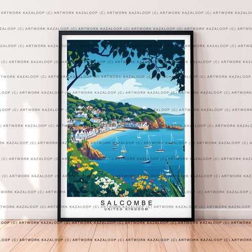 South devon salcombe - south, scene
