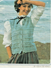 57 LADYS LACY WAISTCOAT 32-40"