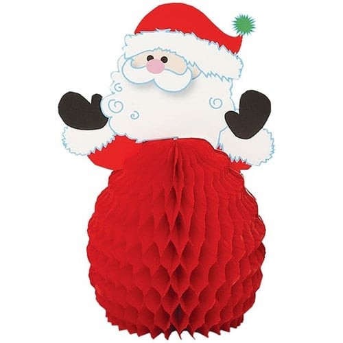 Santa honeycomb christmas - santa,