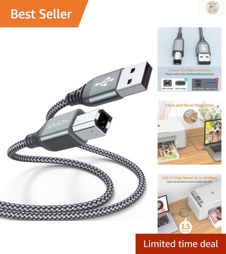 Universal 5ft usb - 5ft, printer
