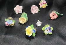 9 Porcelain Flower Bud Single