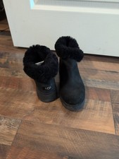 UGG Black Shearling Lined