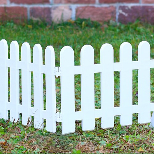 White garden picket fence - garden, for