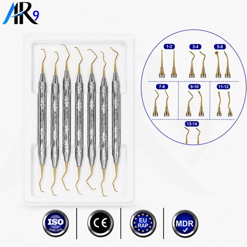 Ar9 gracey curettes set - ar9,