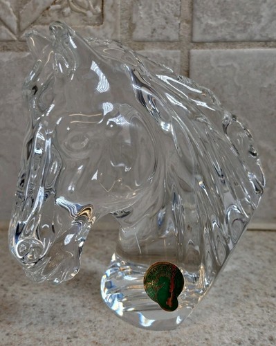 Waterford clear crystal horse - waterford,