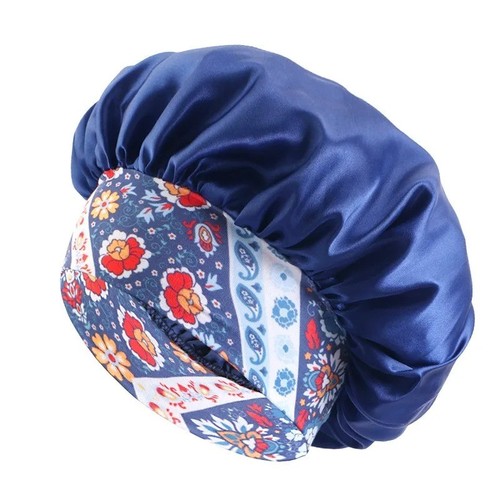Silk satin bonnet - bonnet, sleep