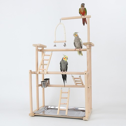 Bird play stand wooden - stand,,