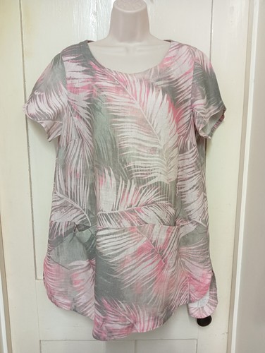 Sahara linen summer top size