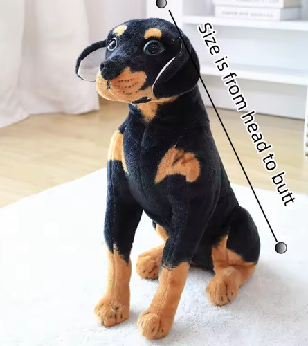 Realistic dalmatian plush dog - realistic,