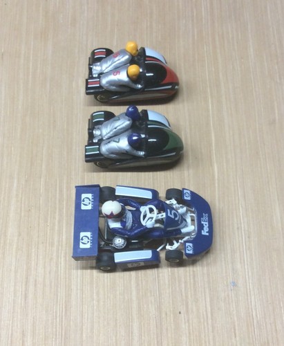 Scalextric motor cycle sidecar - scalextric, cycle/sidecar