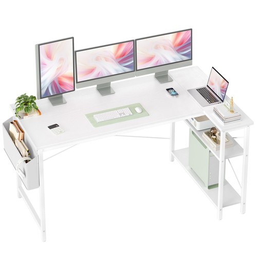 Bexevue shaped corner desk - l,