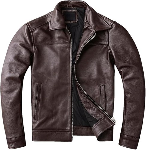 Men brown handmade real - brown,