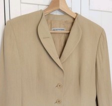 Vintage Armani Blazer Approx UK 10 Biege