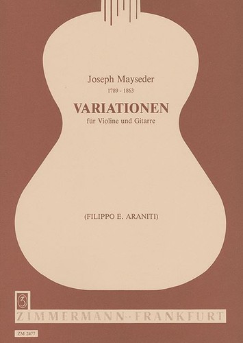 Variations violin and guitar