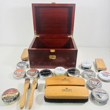 Cheaney wooden shoe - care, box