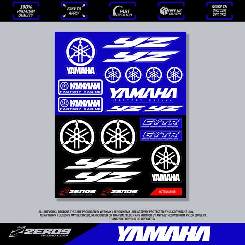 Yamaha stickers motocross - stickers,,