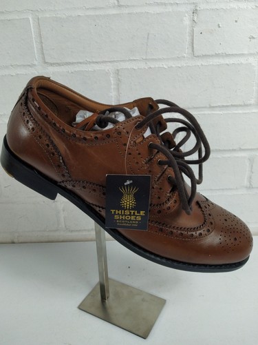 Thistle shoes brown ghillie - shoes,