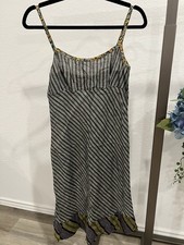 Dosa Cotton Grey Stripe Slip