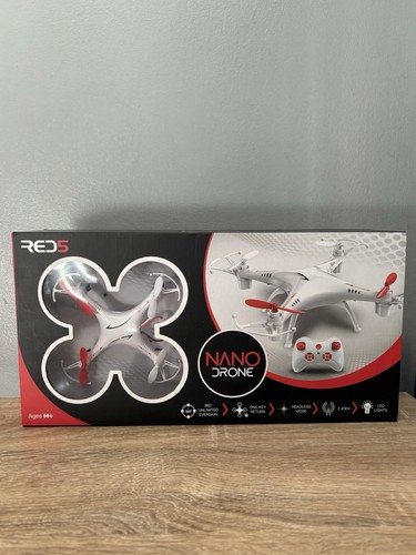 Red nano drone - with, led