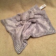 Sainsburys TU Grey Elephant Blankie Comforter Soother Soft Toy