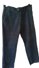 James Pringle Corduroy Trousers, Teal Blue, W 34, L 29 in, see details 
