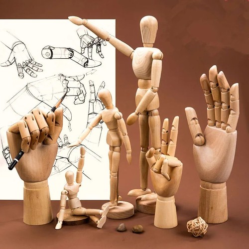 Artist mannequin jointed - artist,