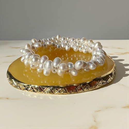 Freshwater pearl wrap bracelet - freshwater,