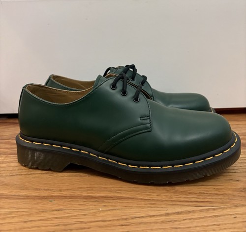 Martens 1461 green smooth - green,