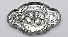Antique Solid Silver Cherub