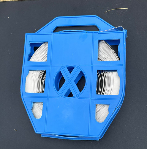 Blue plastic strapping - blue,
