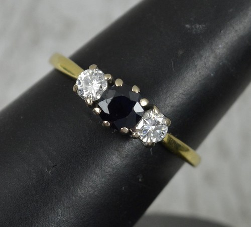 Vintage natural sapphire and - vintage,