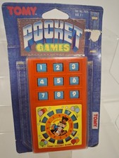 NEW SEALED VINTAGE TOMY POCKET WHEEL OF FORTUNE HANDHELD GAME