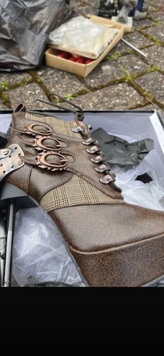 Hades steampunk ankle - steampunk, boots