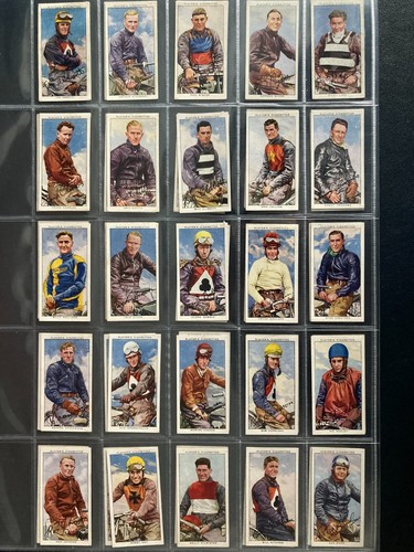 Cigarette cards speedway - cigarette,
