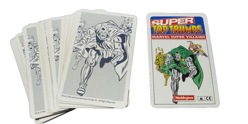 Waddingtons super top trumps - super,