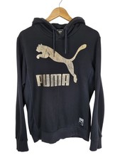 Puma Mens Black Hoodie Size M