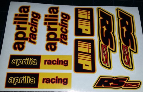Aprilia rs125 decals - rs125, stickers