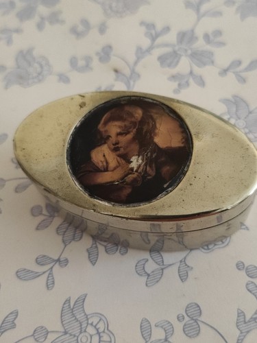 Antique epns trinket box - antique,
