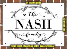 Nash Family Decorative Metal