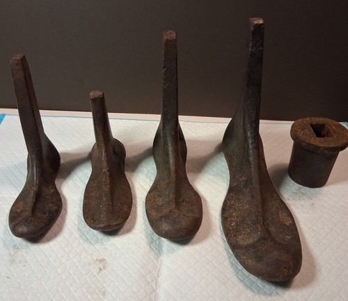 Antique set cast iron - set, 4