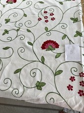 Four Voyage Crewel Fabric Remnants