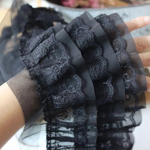 Wide 13cm lace fabric trim - wide,