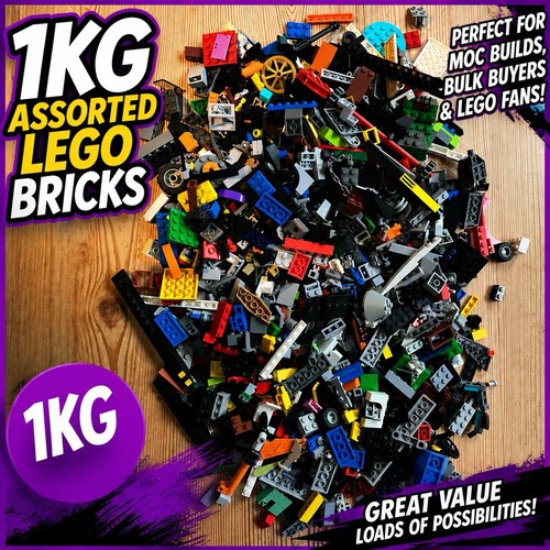 1kg lego bricks parts - lego, pieces