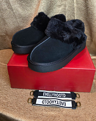 Evellyhootd black suede faux - black,