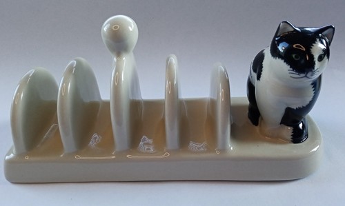 Quail pottery black and - black, white