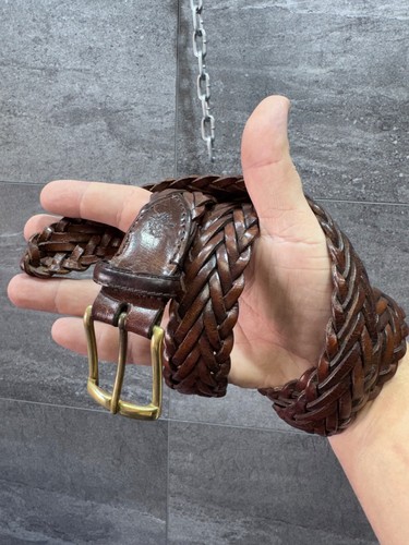 Mulberry braided leather belt - braided,